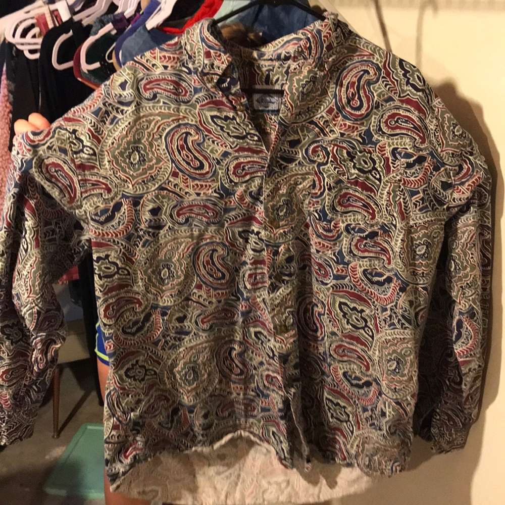 Cambridge classics vintage paisley button down